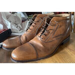 Johnston Murphy Signature Series 15 7062 Mens Size 10.5 M Carmel Chukka Shoes